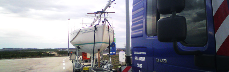 Sailboat transport